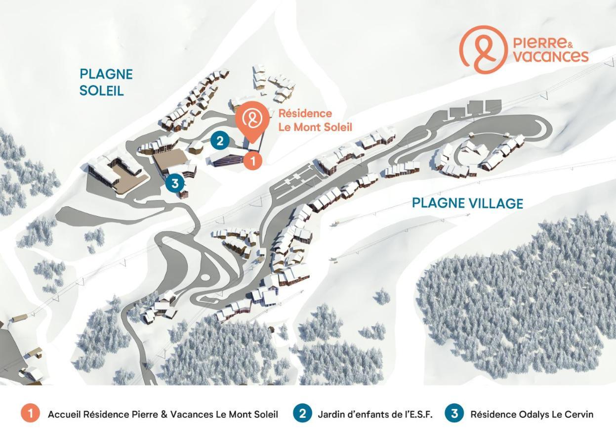Residence Pierre & Vacances Le Mont Soleil Ла План Екстериор снимка
